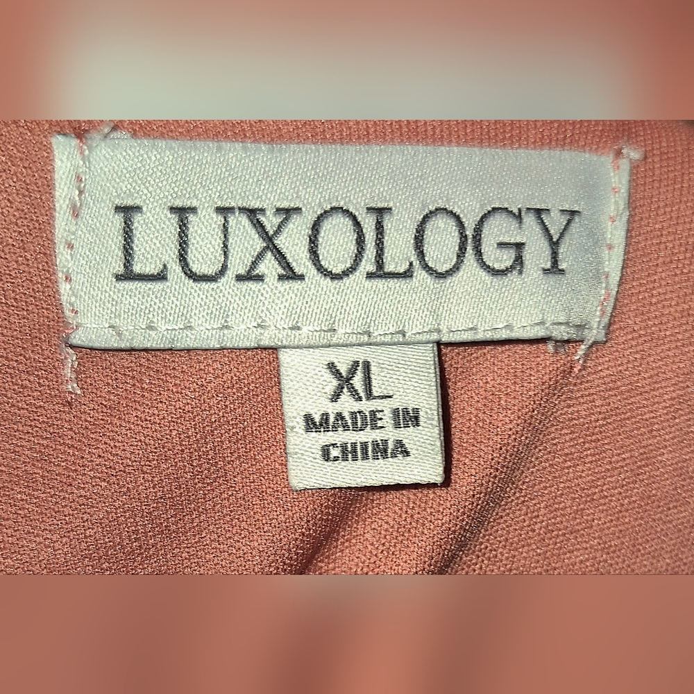 Luxology Terracotta Midi Dress - Picture 3 of 3